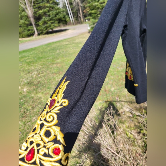 "Jewelled Wonder" 1980s VITTADINI Sweater - Picture 2 of 5